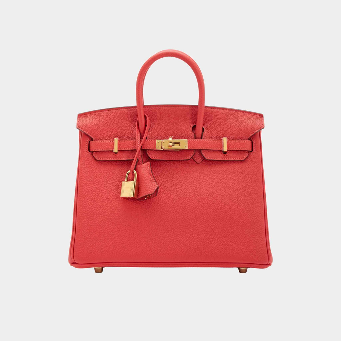 Hermes Birkin 25 Togo Tomato Rouge, Front
