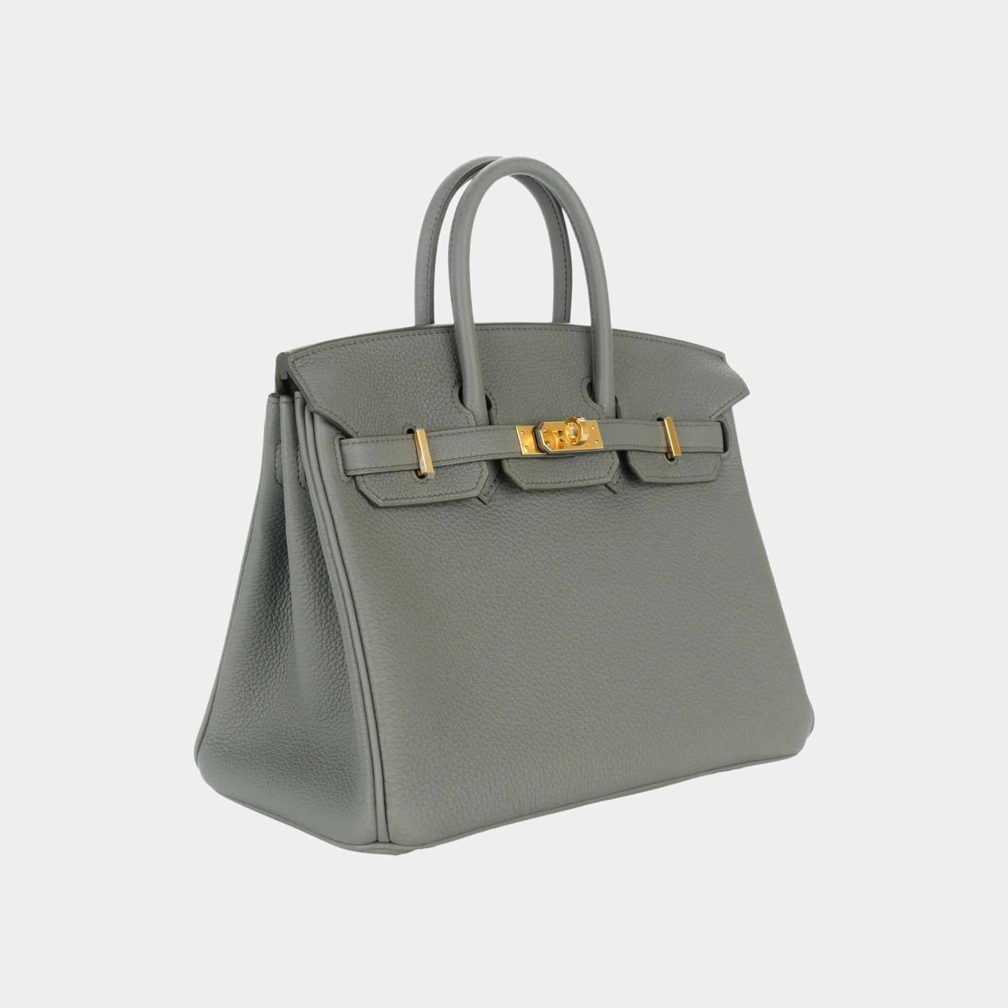 Hermes Birkin 25 Togo Vert Amande GHW, Side