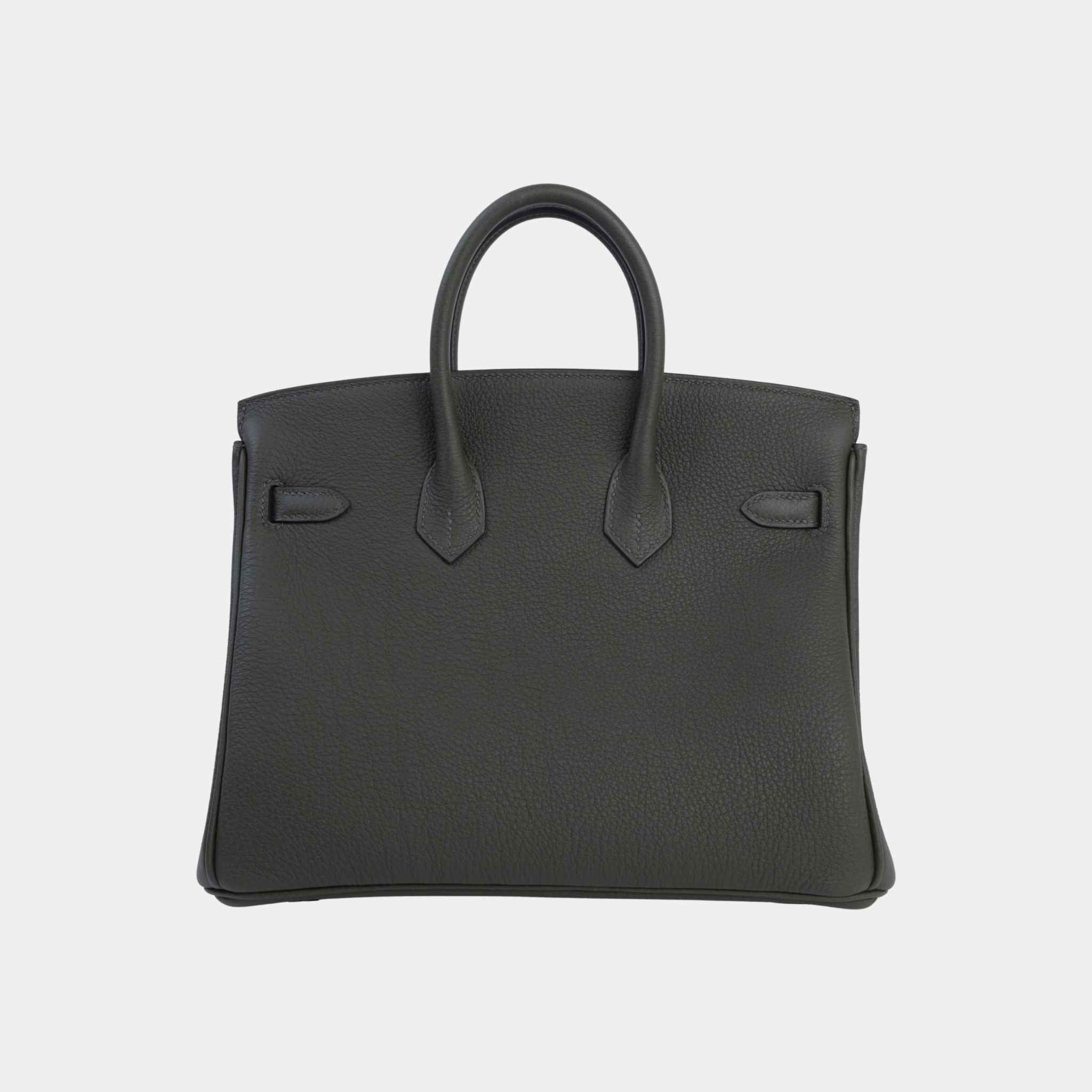 Hermes Birkin 25 Togo Vert Olive GHW, Back