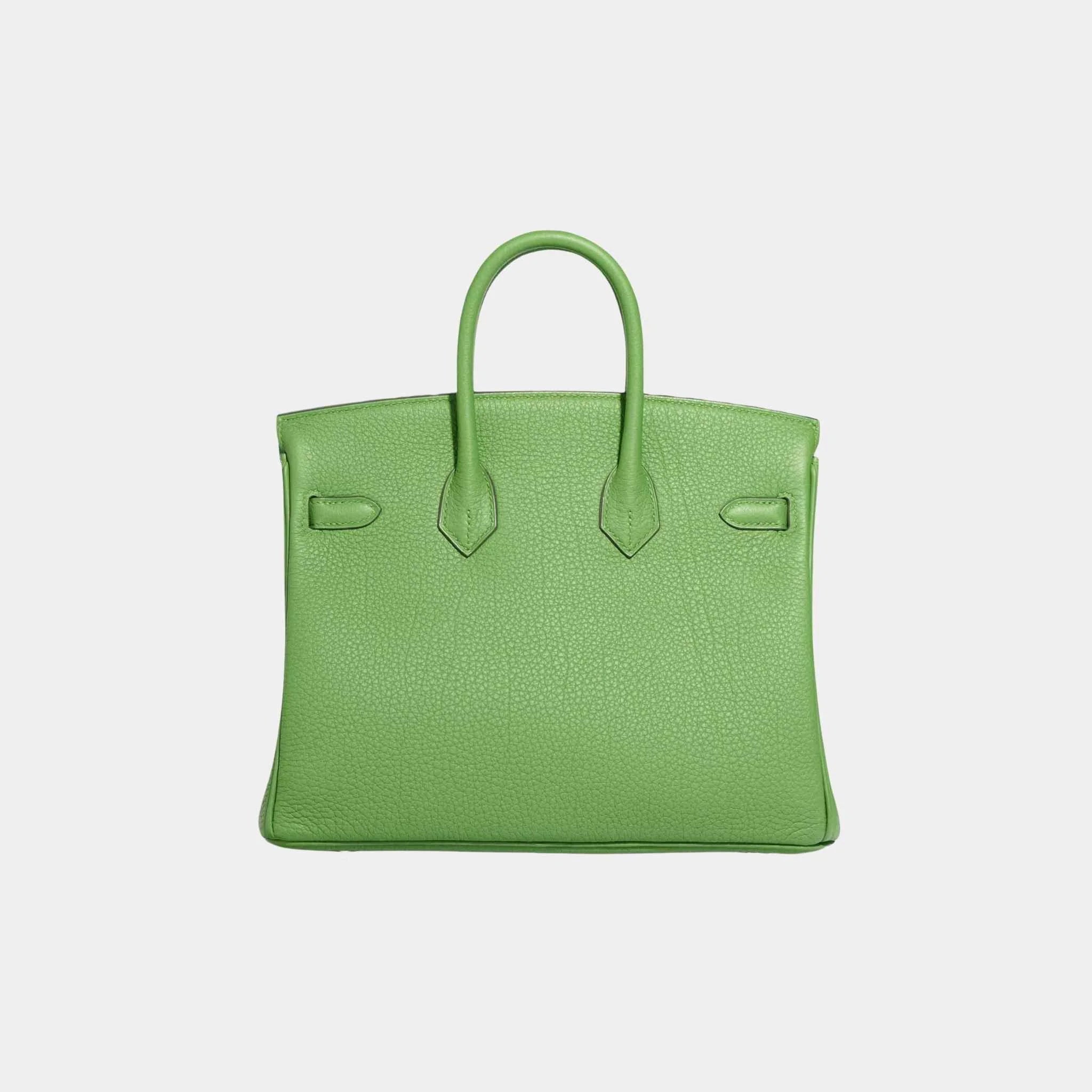 Hermes Birkin 25 Togo Vert Yucca, Back