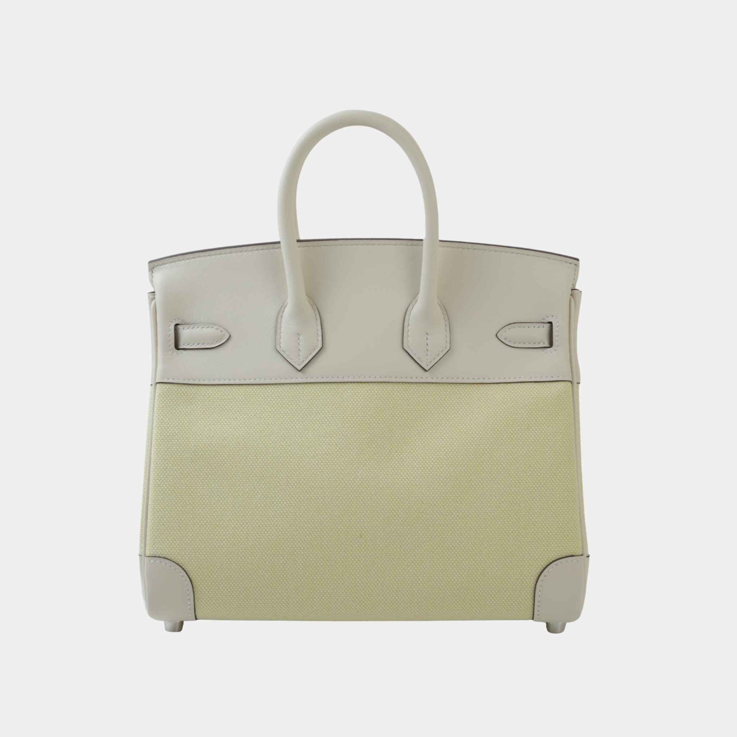 Birkin 25 Toile H Canvas-Swift Nata/Jaune Poussin PHW, ack