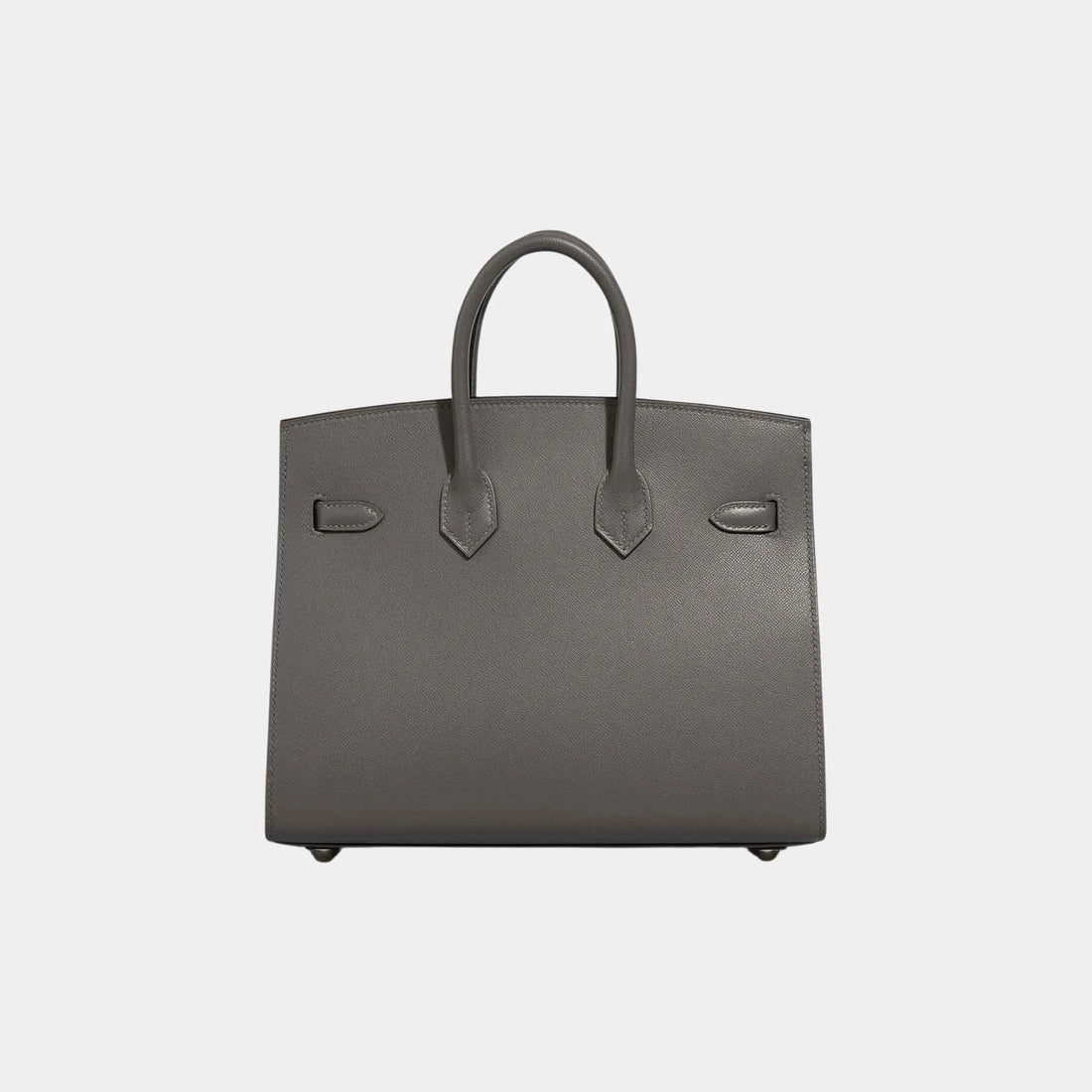 Hermes Birkin 25 Madame Sellier Gris Meyer, Back
