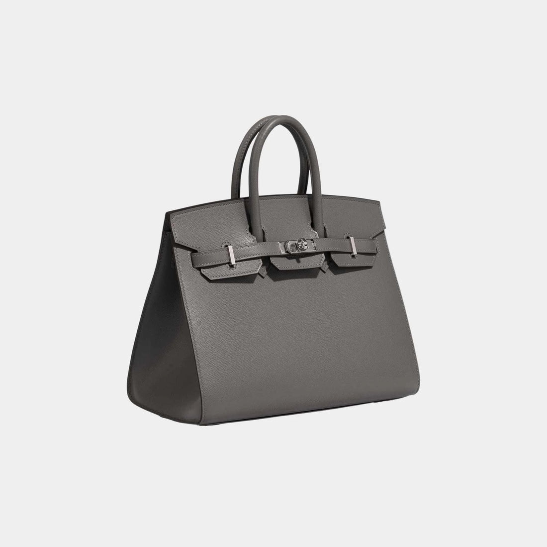 Hermes Birkin 25 Madame Sellier Gris Meyer, Side