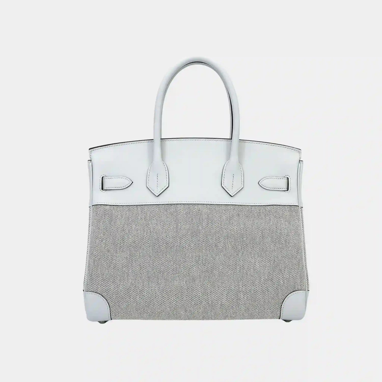 Hermes Birkin 30 Canvas-Swift Gris Platine PHW, Back