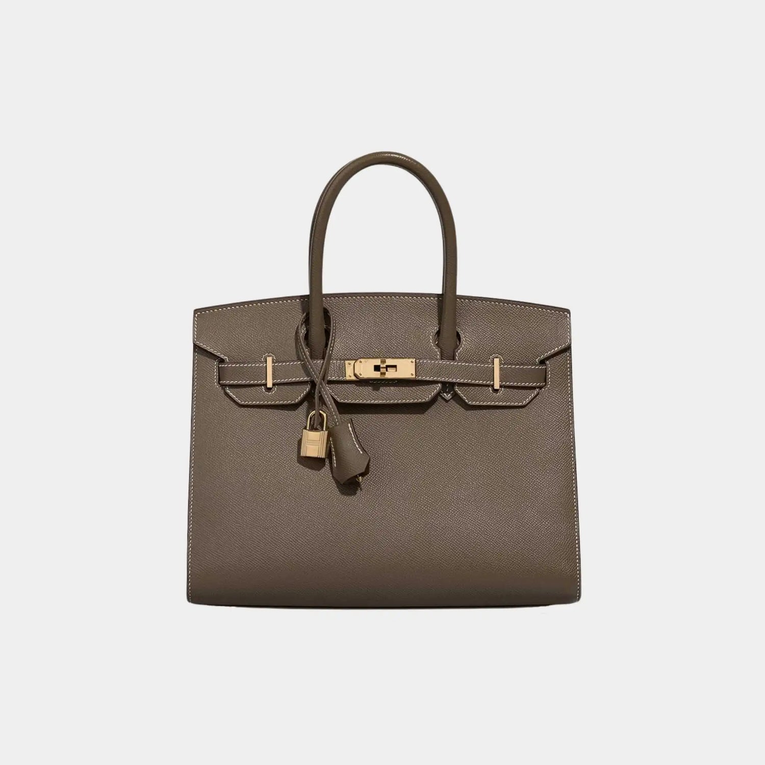 Hermes Birkin 30 Epsom Etoupe GHW, Front