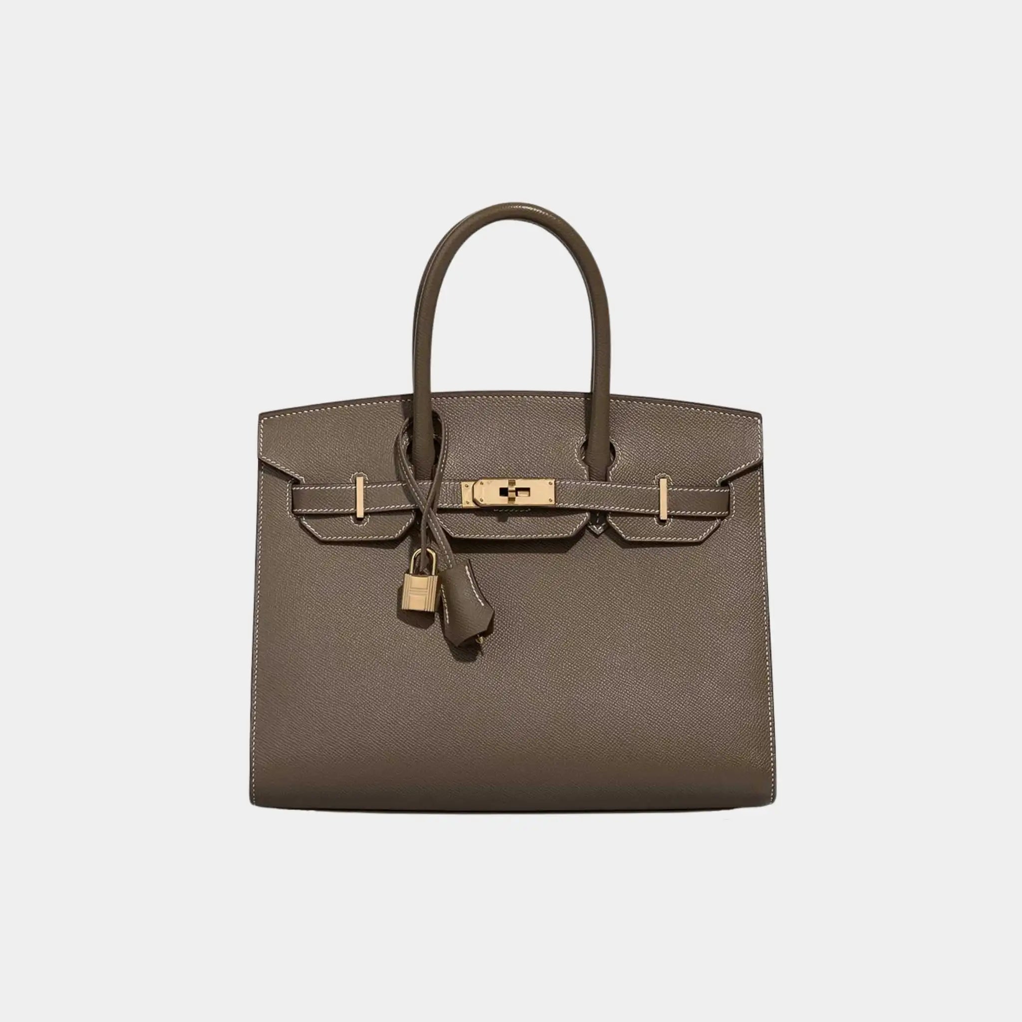 Hermes Birkin 30 Epsom Etoupe GHW, Front