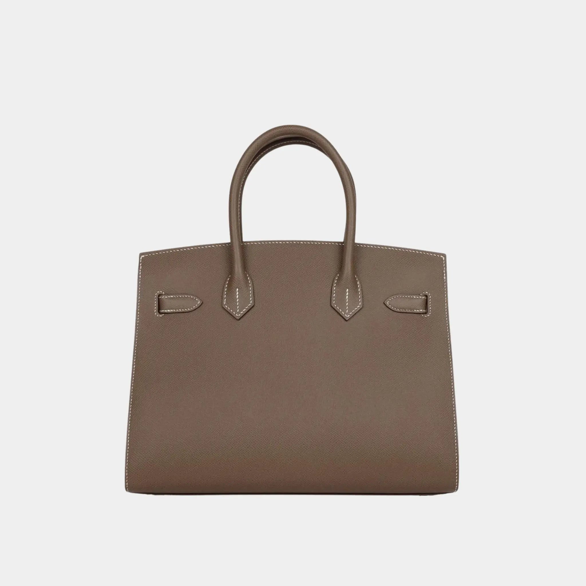 Hermes Birkin 30 Epsom Etoupe PHW, Back