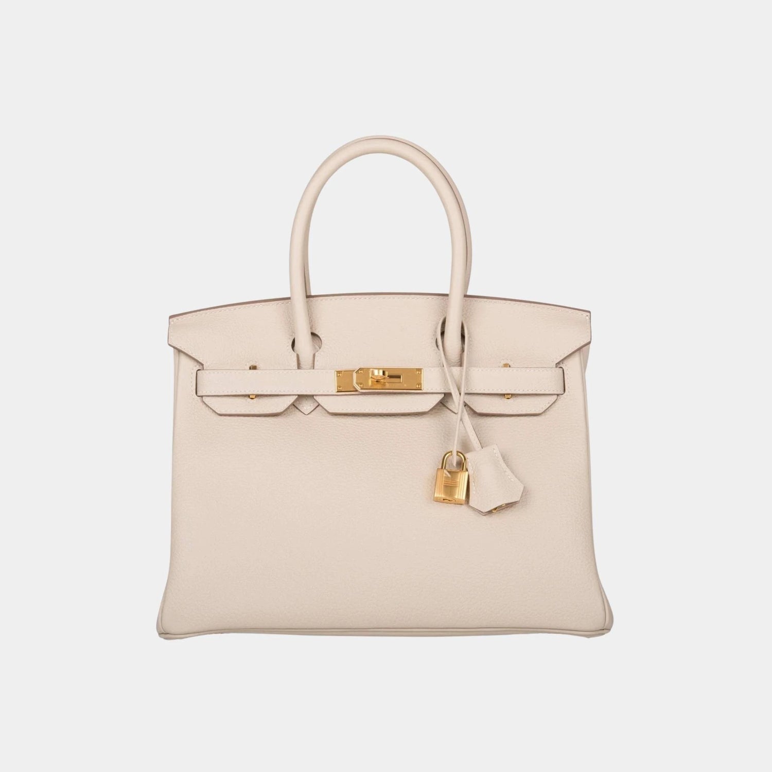 Hermes Birkin 30 Togo Craie GHW, Front