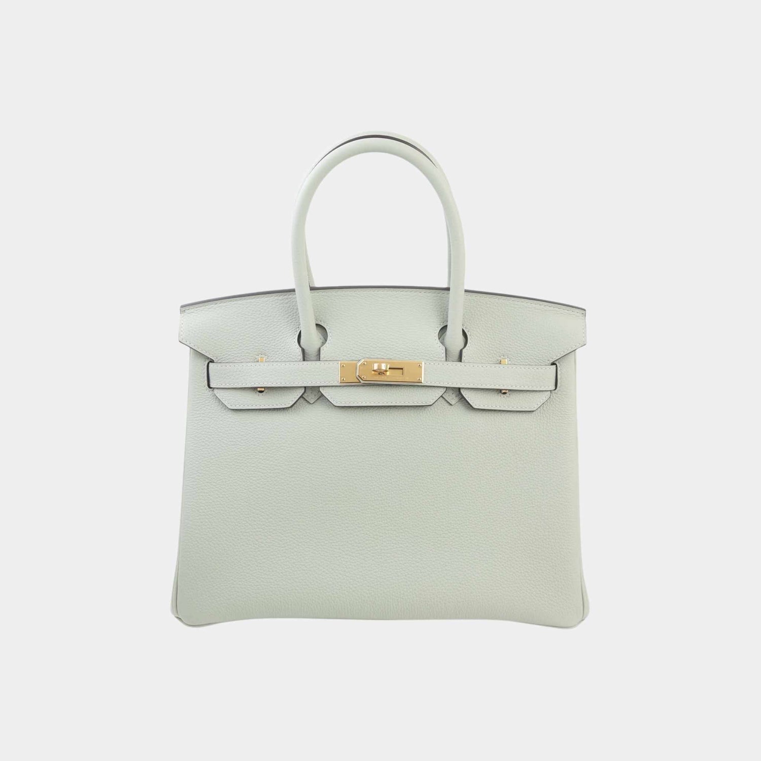Hermes Birkin 30 Togo Gris Neve GHW, Front