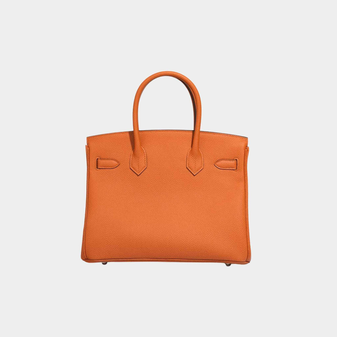 hermes birkin 30 togo orange H PHW، من الخلف