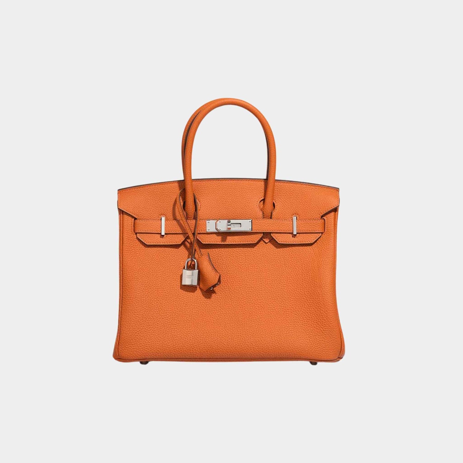 Hermes Birkin 30 Togo Orange H PHW, Front