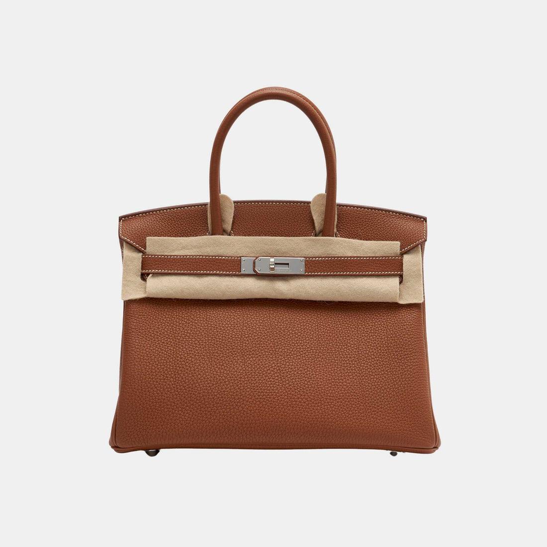 Hermes Birkin 30 Togo PHW, Front, Closed, Protective Cover