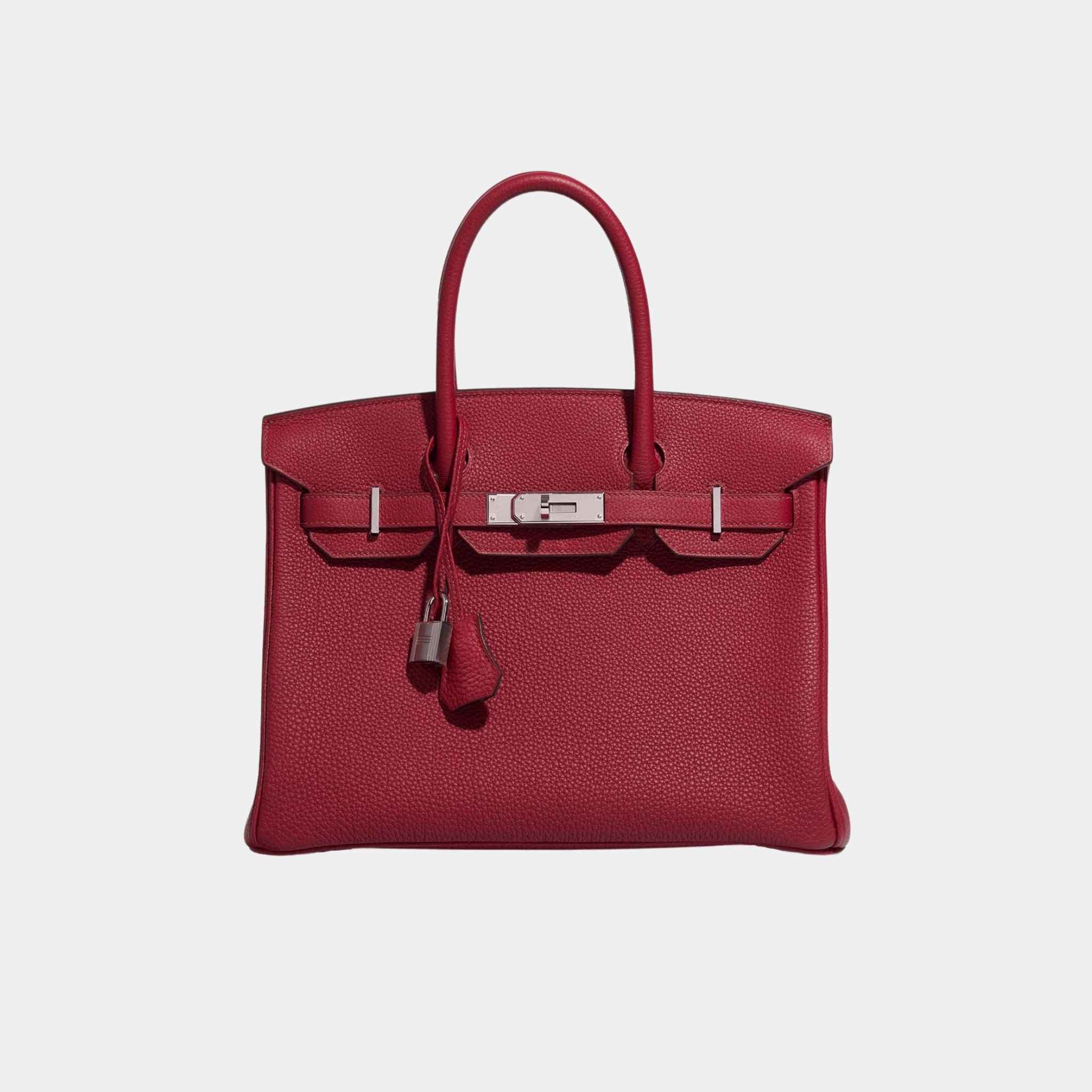 Hermes Birkin 30 Togo Rubis PHW, Front
