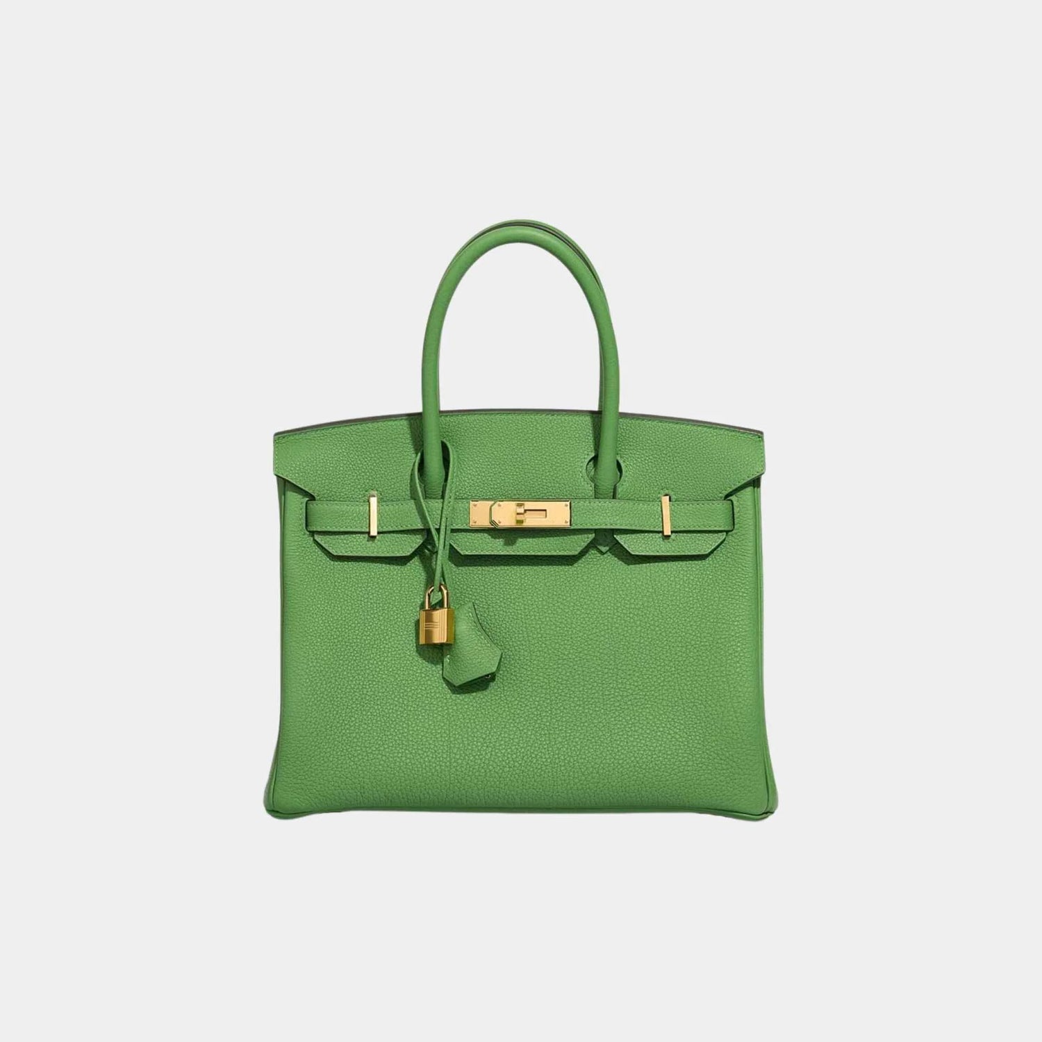 Hermes Birkin 30 Togo Vert Yucca GHW, Front