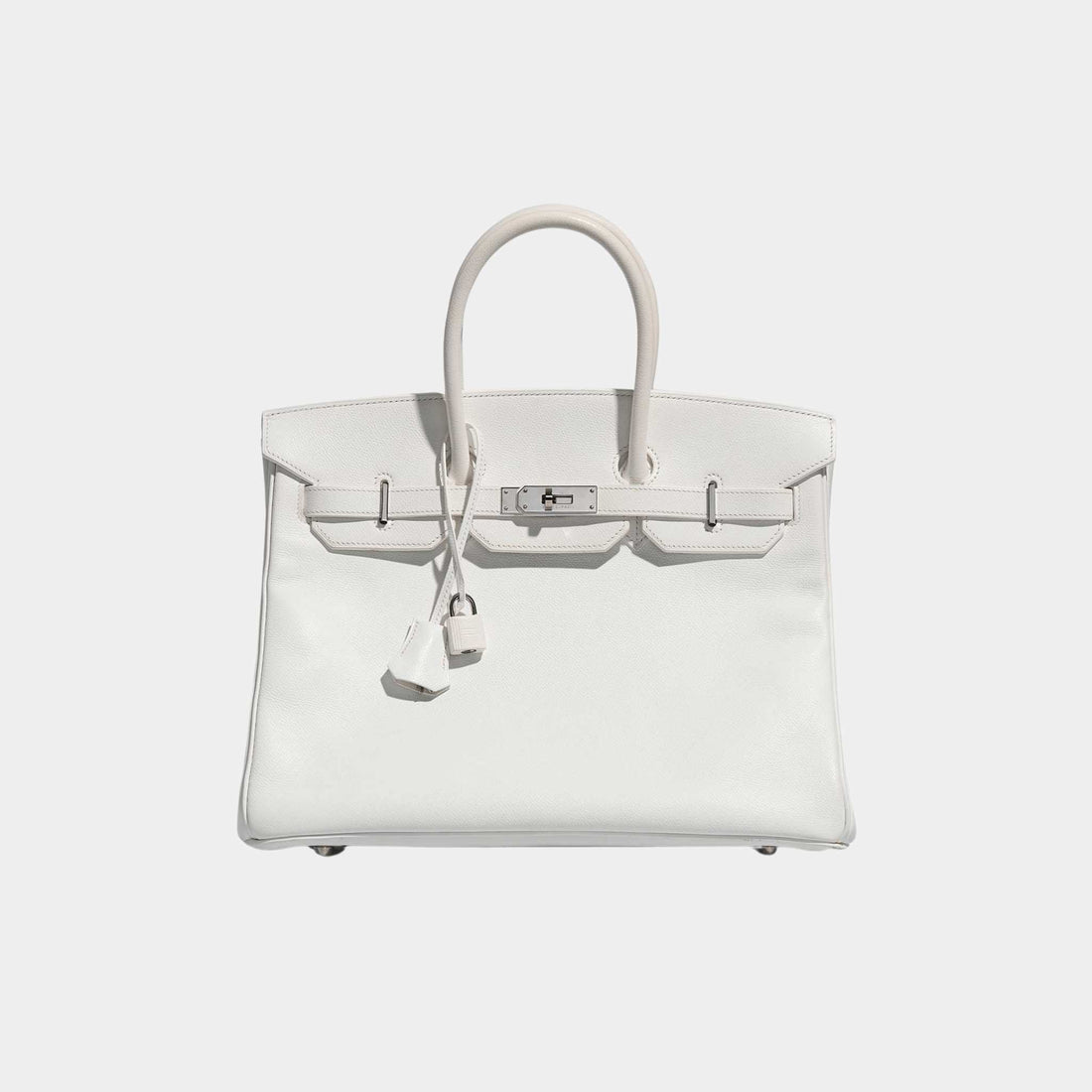 Hermes Birkin 35 Epsom White PHW, Front