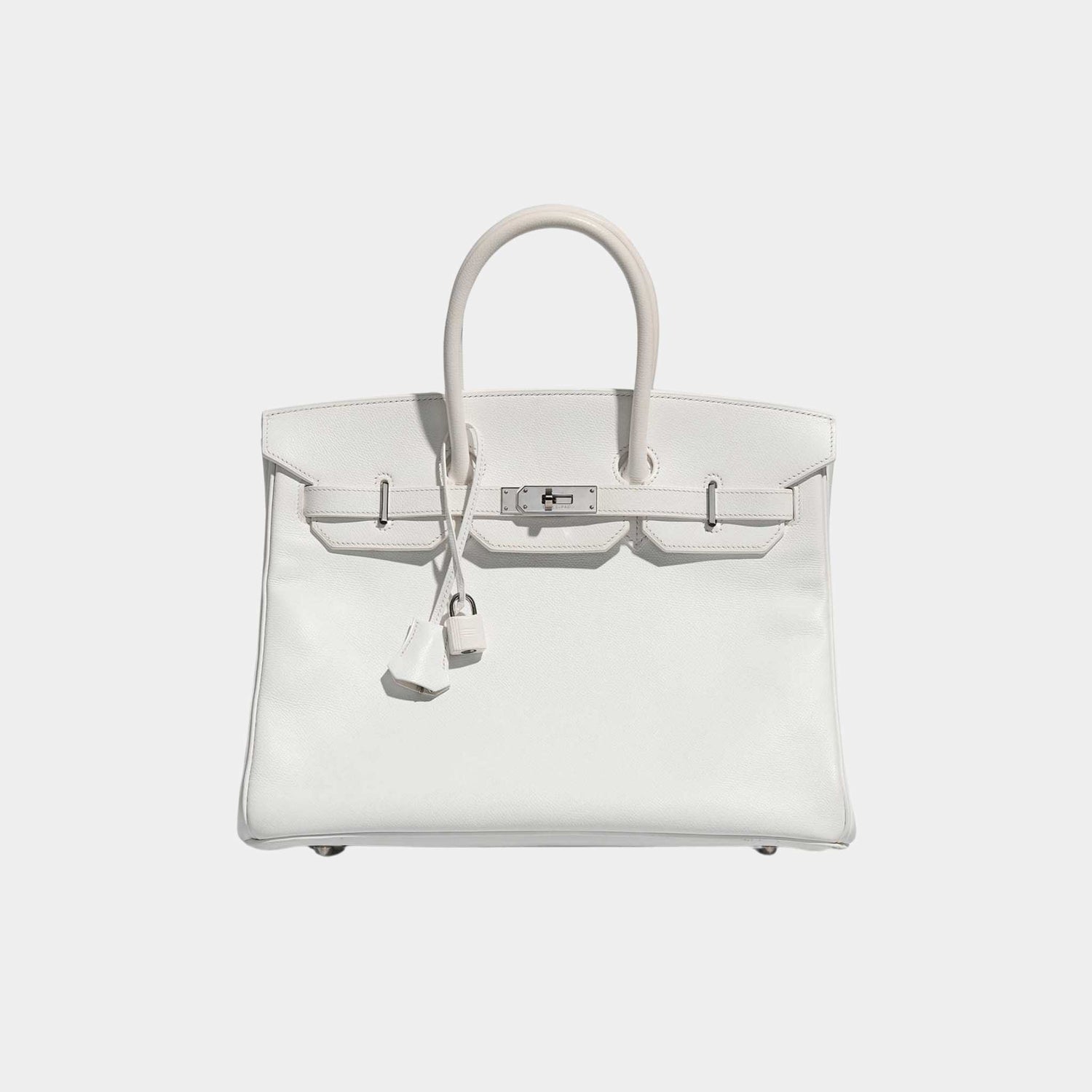 Hermes Birkin 35 Epsom White PHW, Front