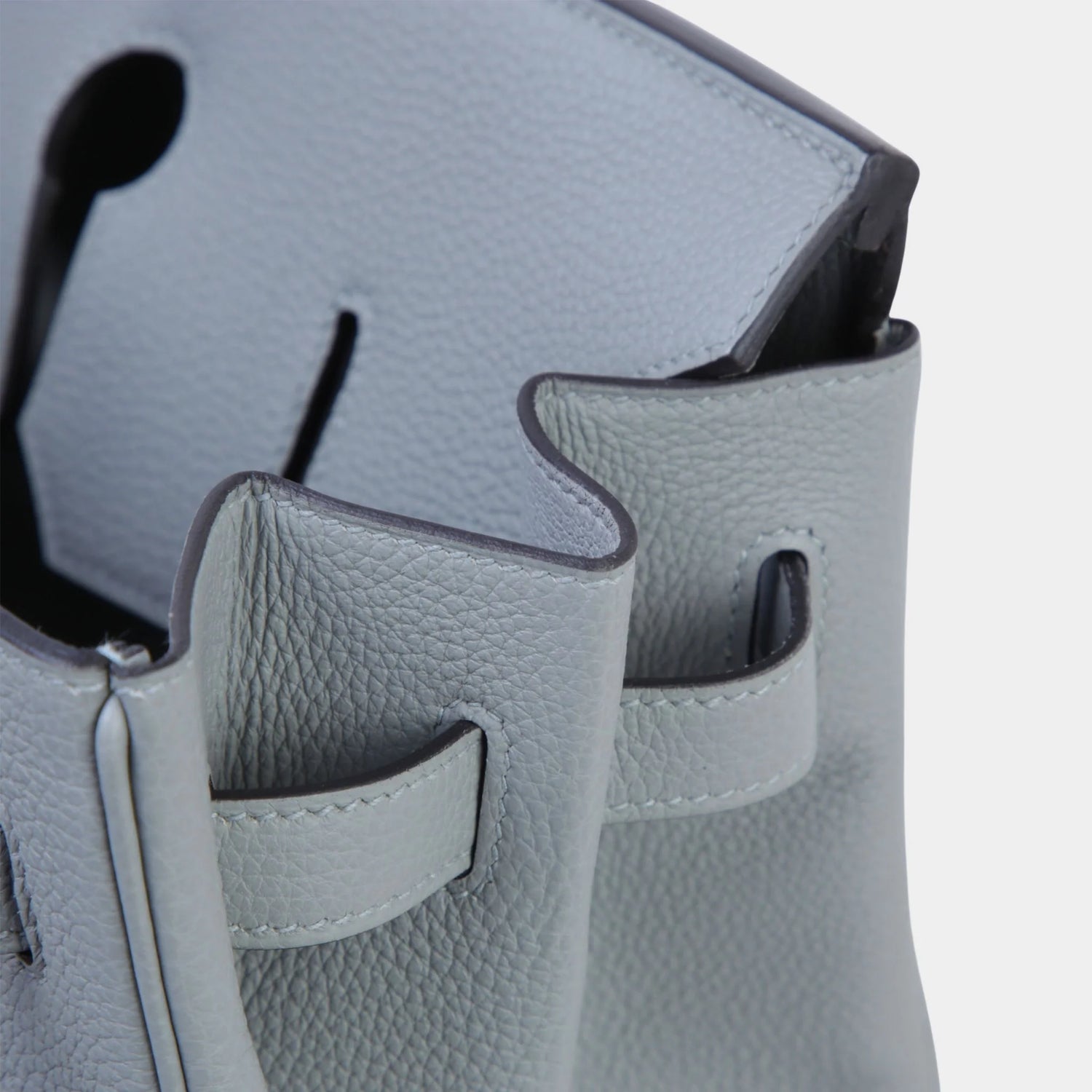 Hermes Birkin 40 Togo Gris Mouette PHW, Side