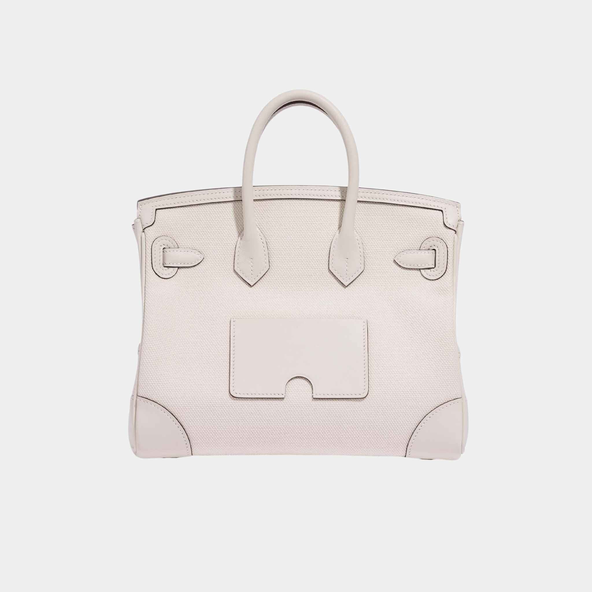 Hermes Birkin Cargo 25 Toile Swift Nata, Back