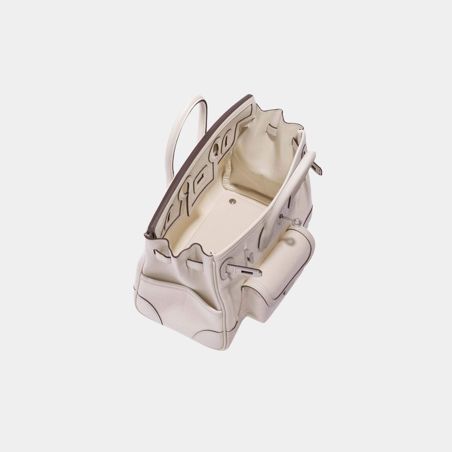 Hermes Birkin Cargo 25 Toile Swift Nata, Top