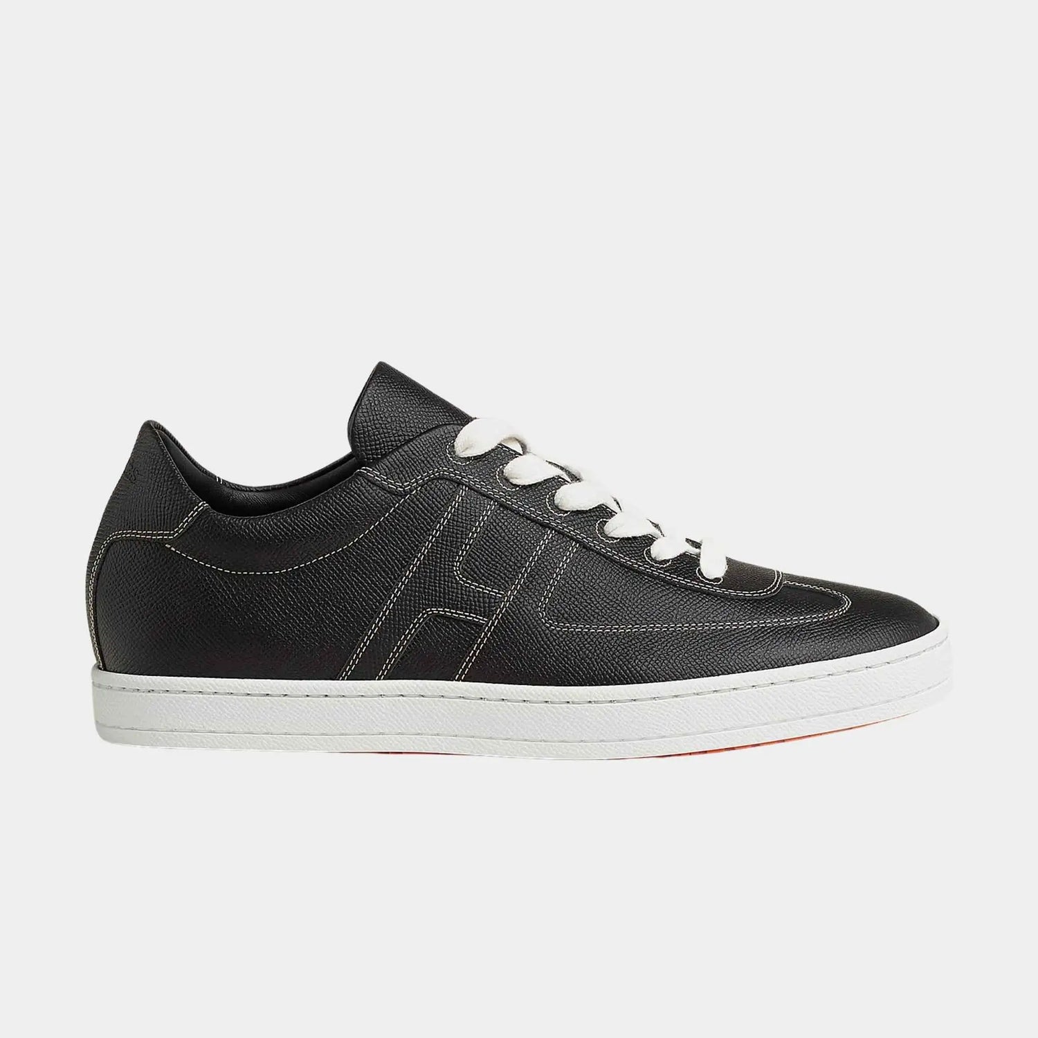 Hermes Boomerang Sneaker Epsom Calfskin, Noir, Side