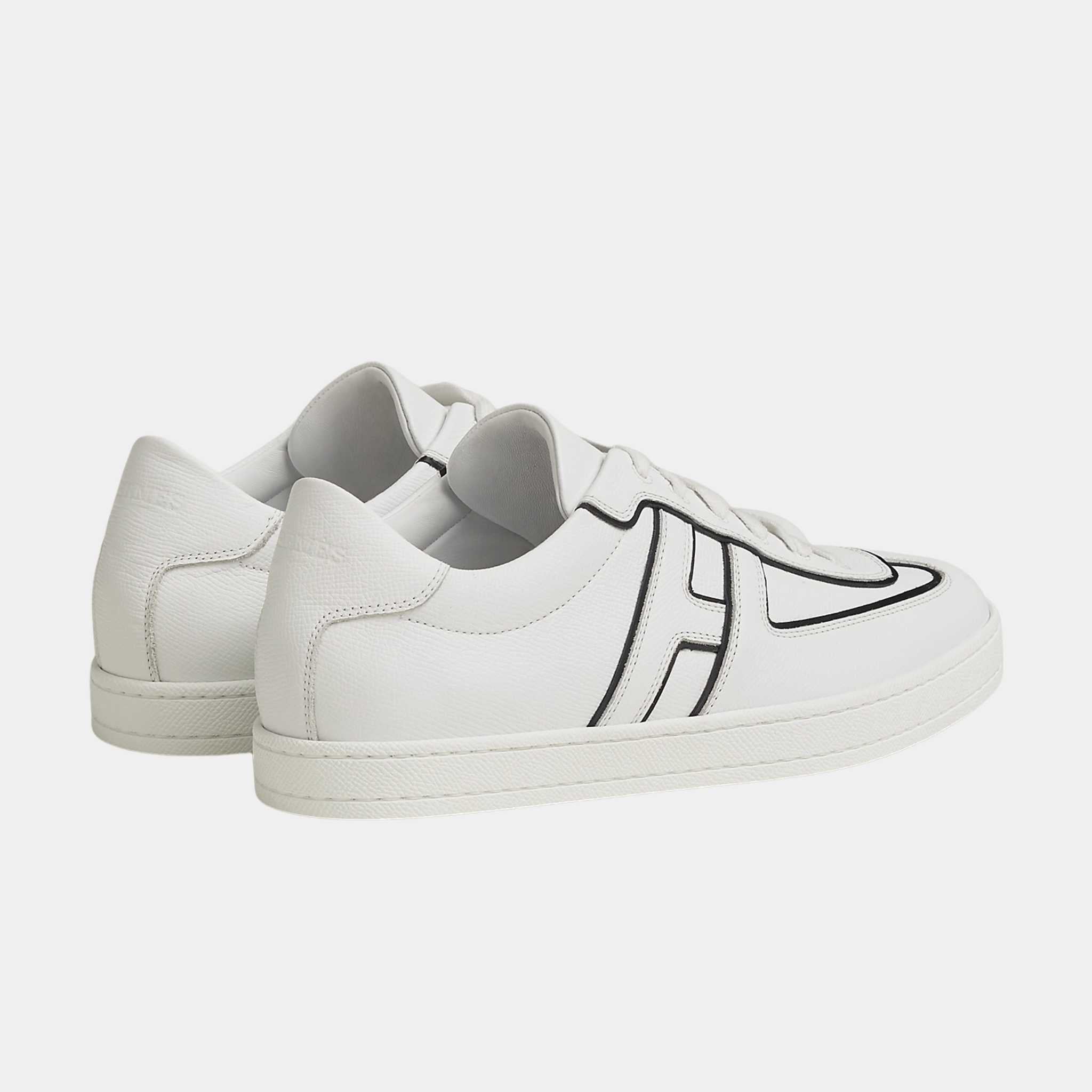 Hermes Boomerang Sneaker Monochrome Epsom Calfskin, Back