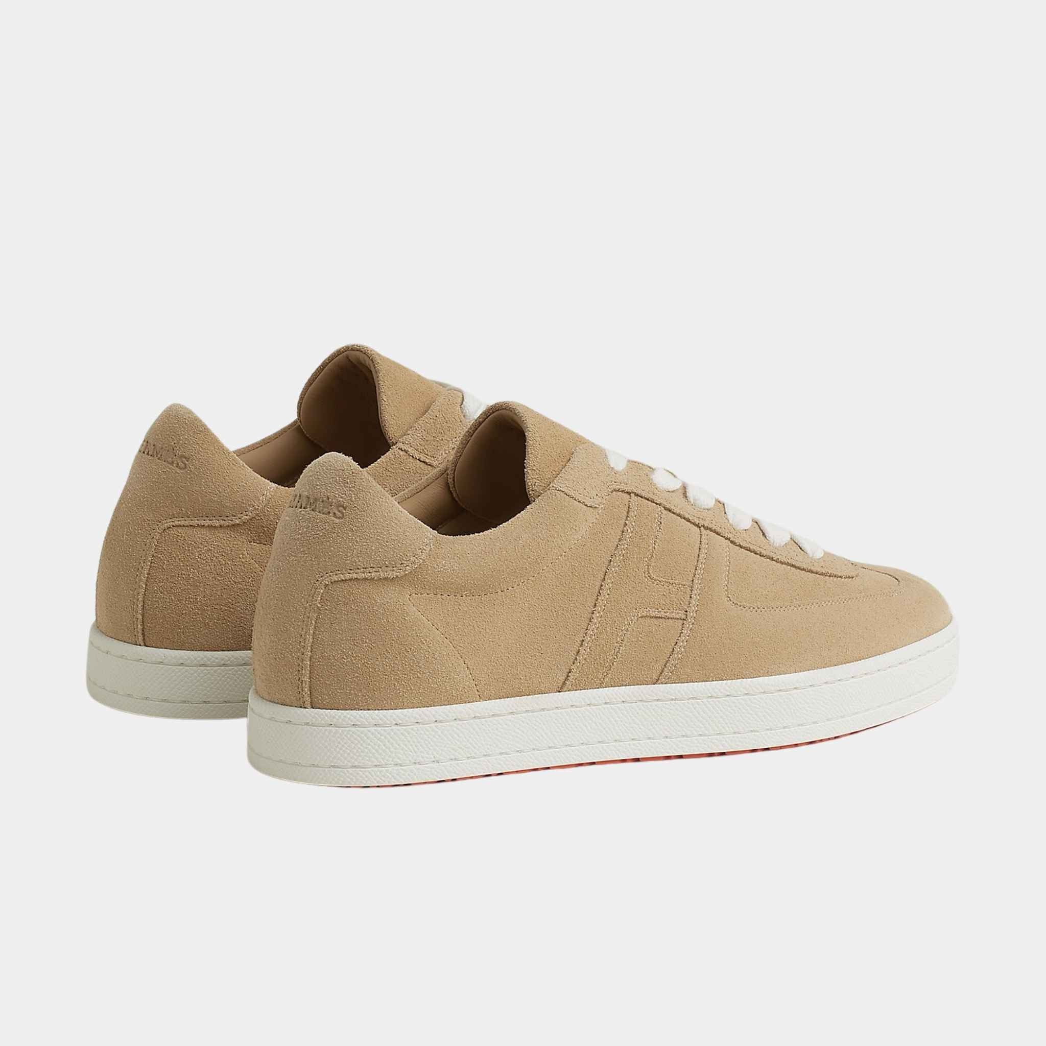 Hermes Boomerang Sneaker Supple Suede Calfskin, Back