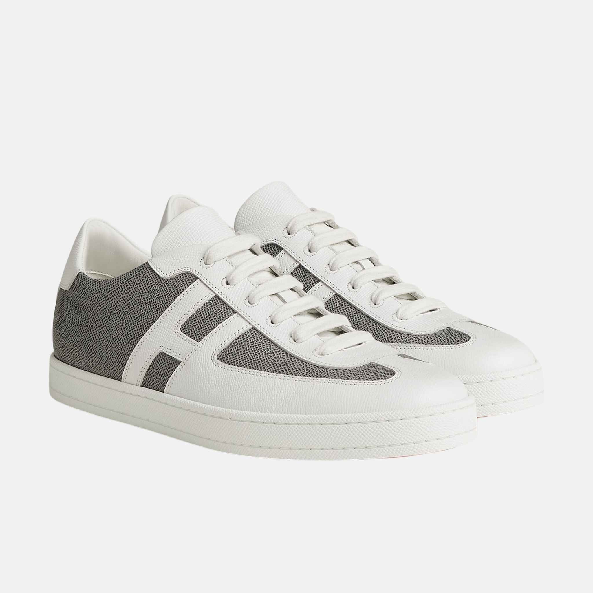 Hermes Boomerang Sneaker Two-Tone Epsom Calfskin, Front
