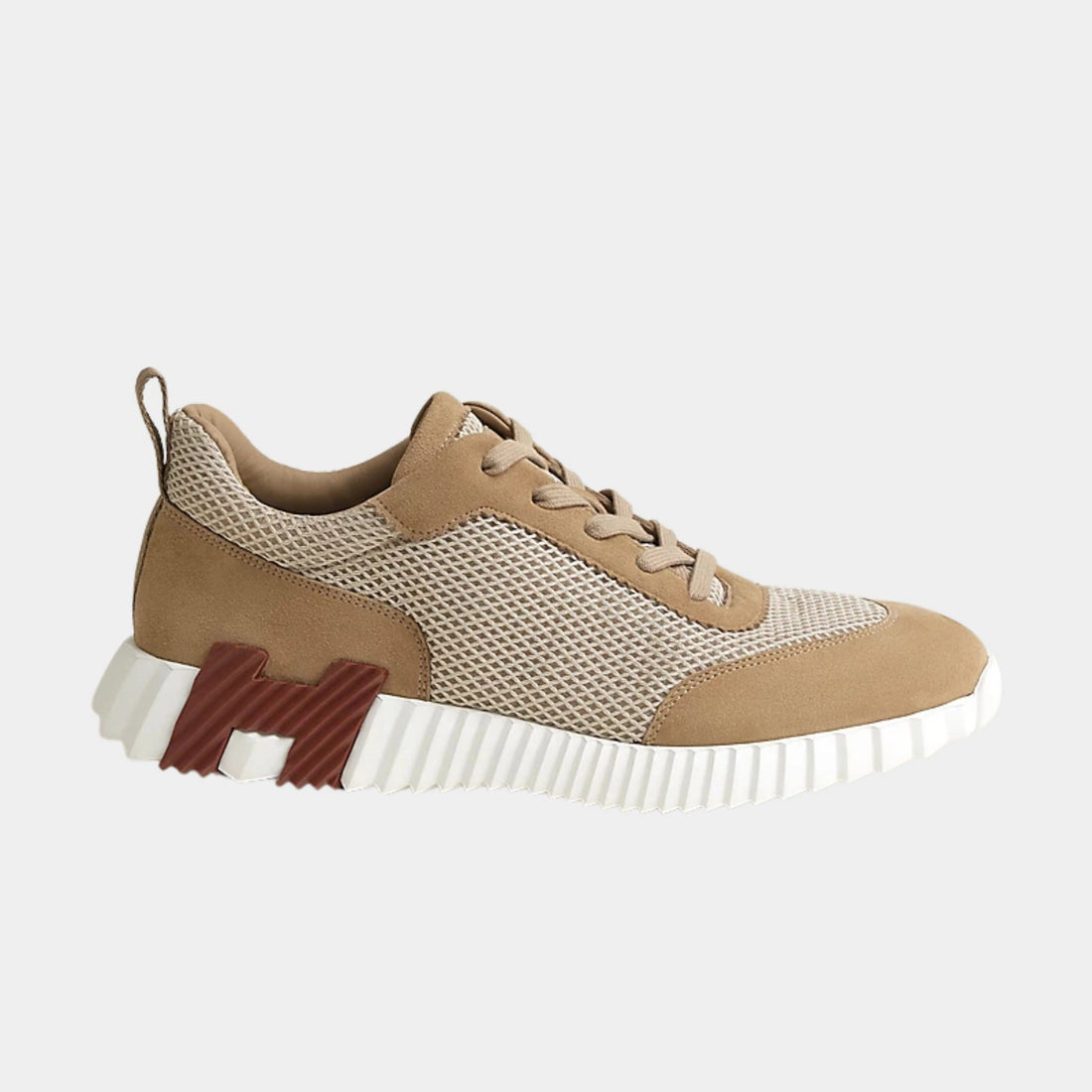 Bouncing Sneakers Graphic Mesh Suede