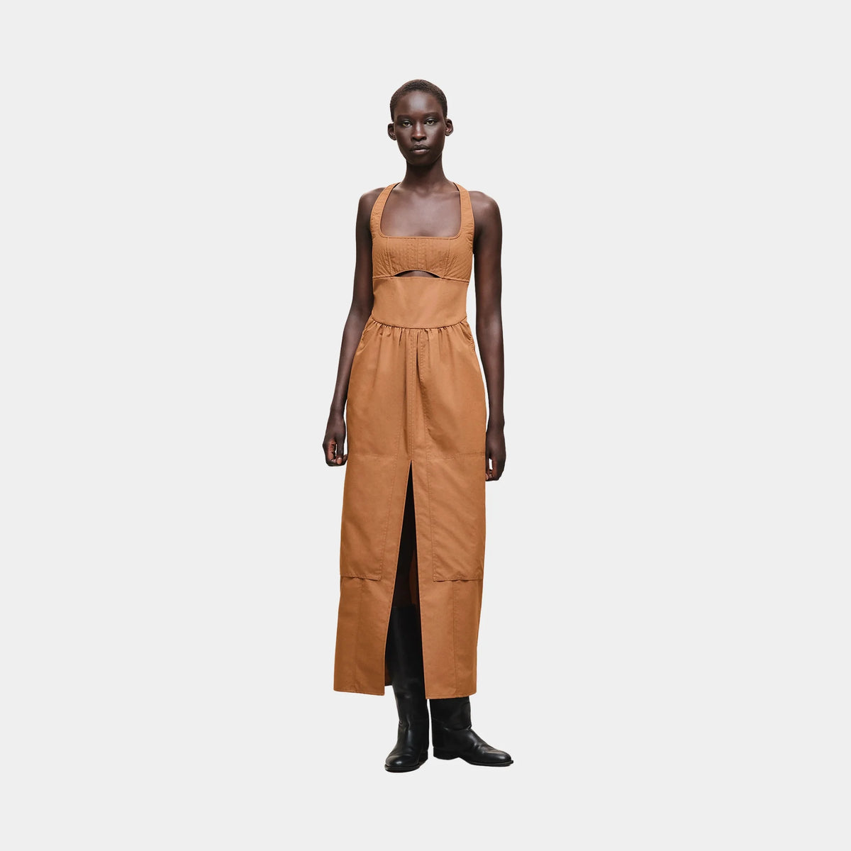 Bralette Dress in Technical Cotton