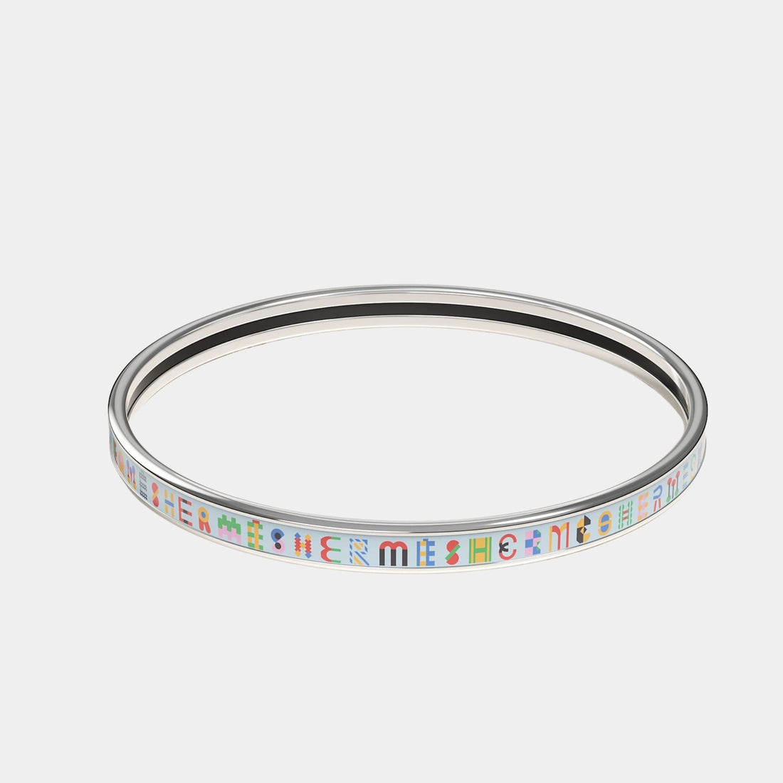 Hermes Bricole bangle Palladium Plated
