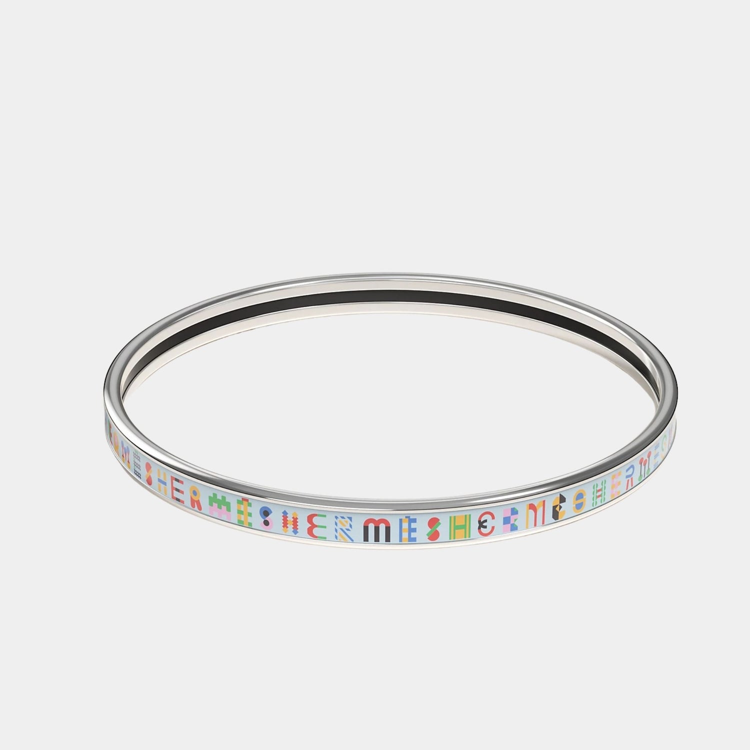 Hermes Bricole bangle Palladium Plated