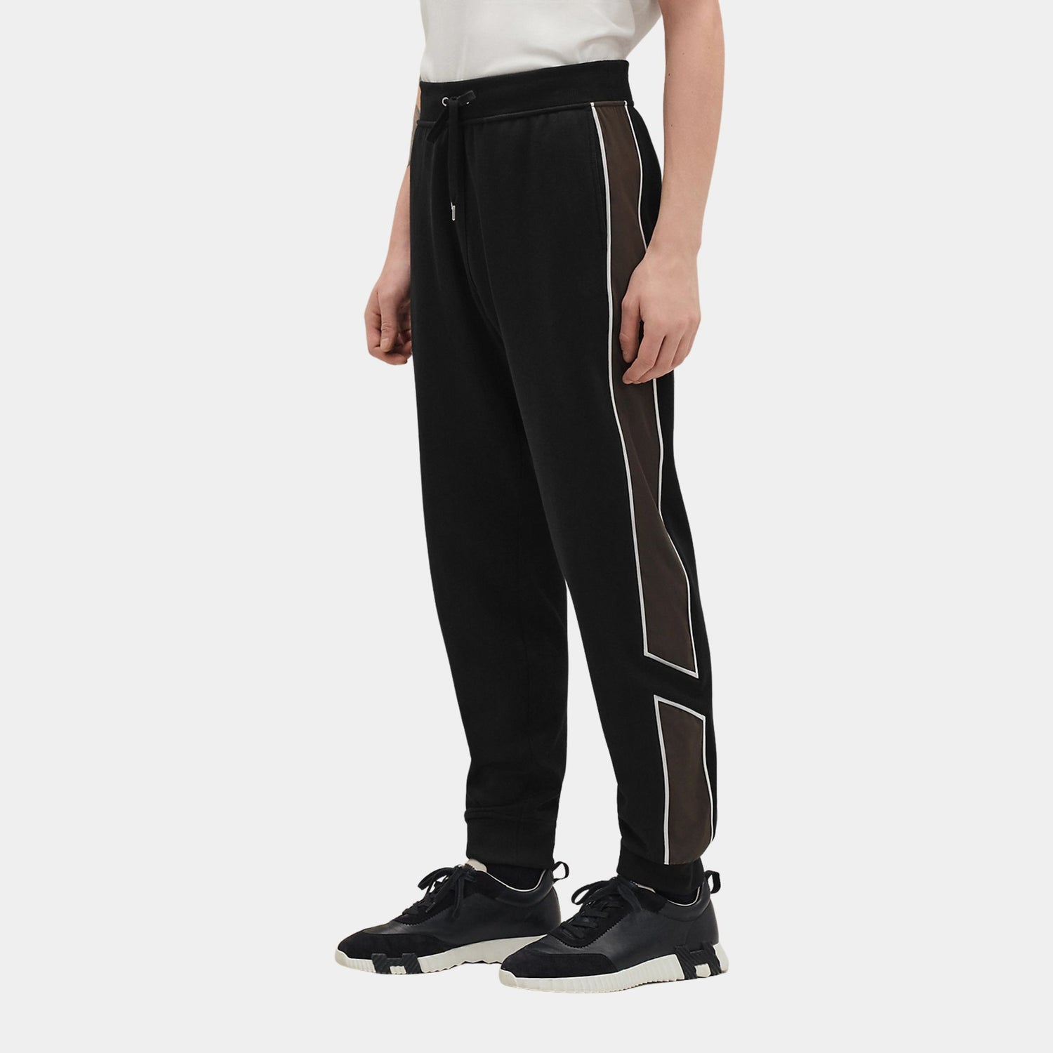 Hermes Capsule Sport Jogging Pants, Noir, Front