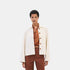 Hermes Cashmere Jacket Blanc Naturel, Front, Model