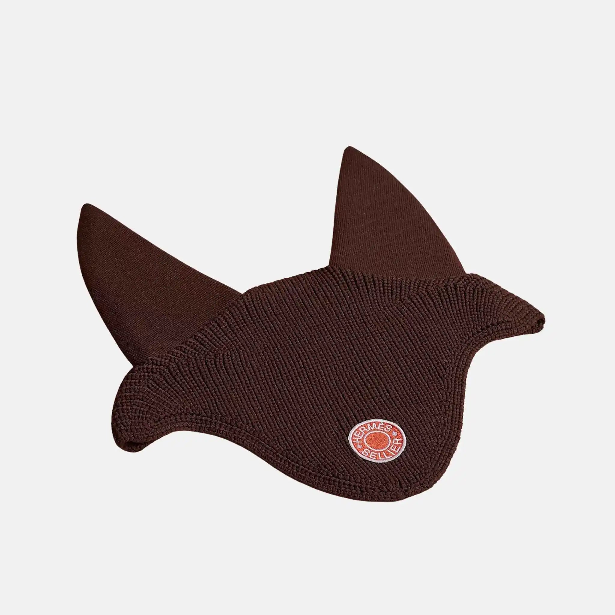 Hermes Chut III Noise Reducing Ear Net, Chocolate