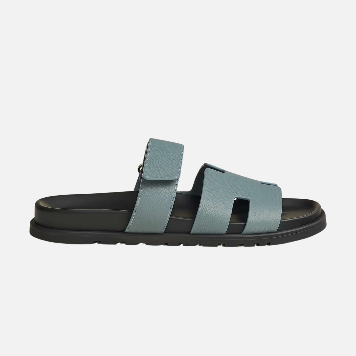 Hermes Chypre Sandal Espom Grey Antarctic, Side