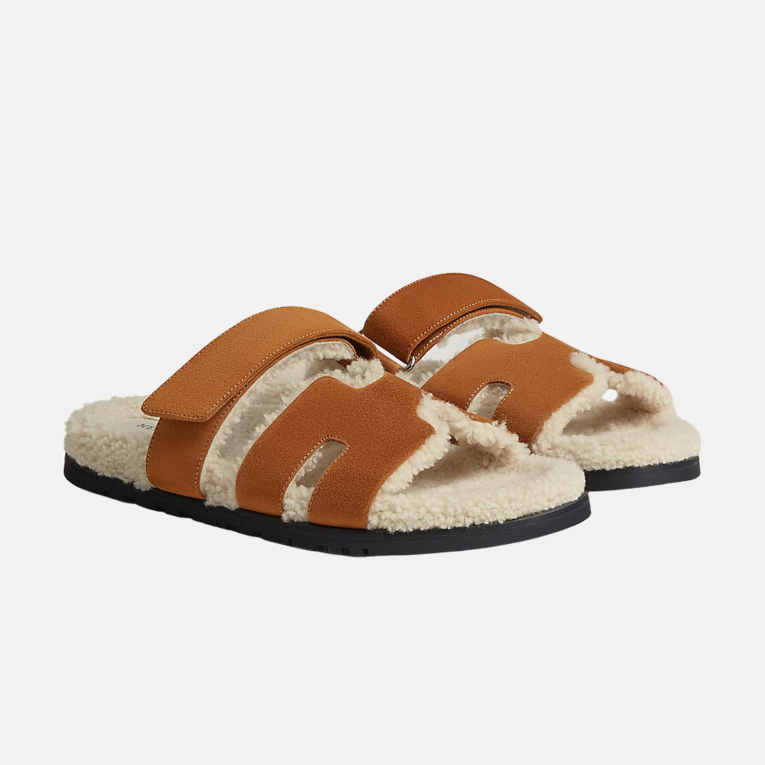 Chypre Sandal Suede Goatskin With Shearling Lining