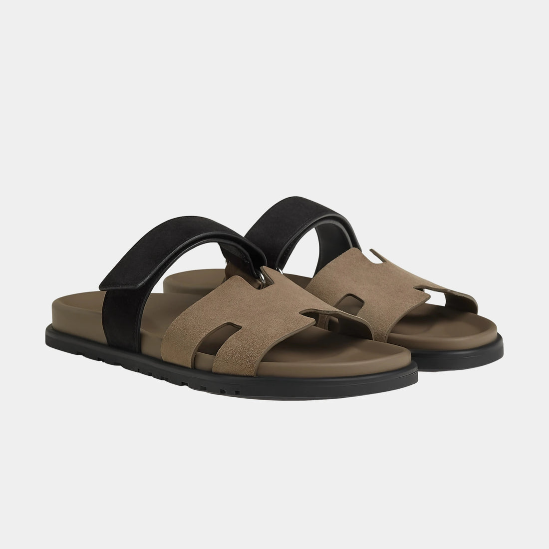 Chypre Sandals Two Tone Suede Goatskin Men