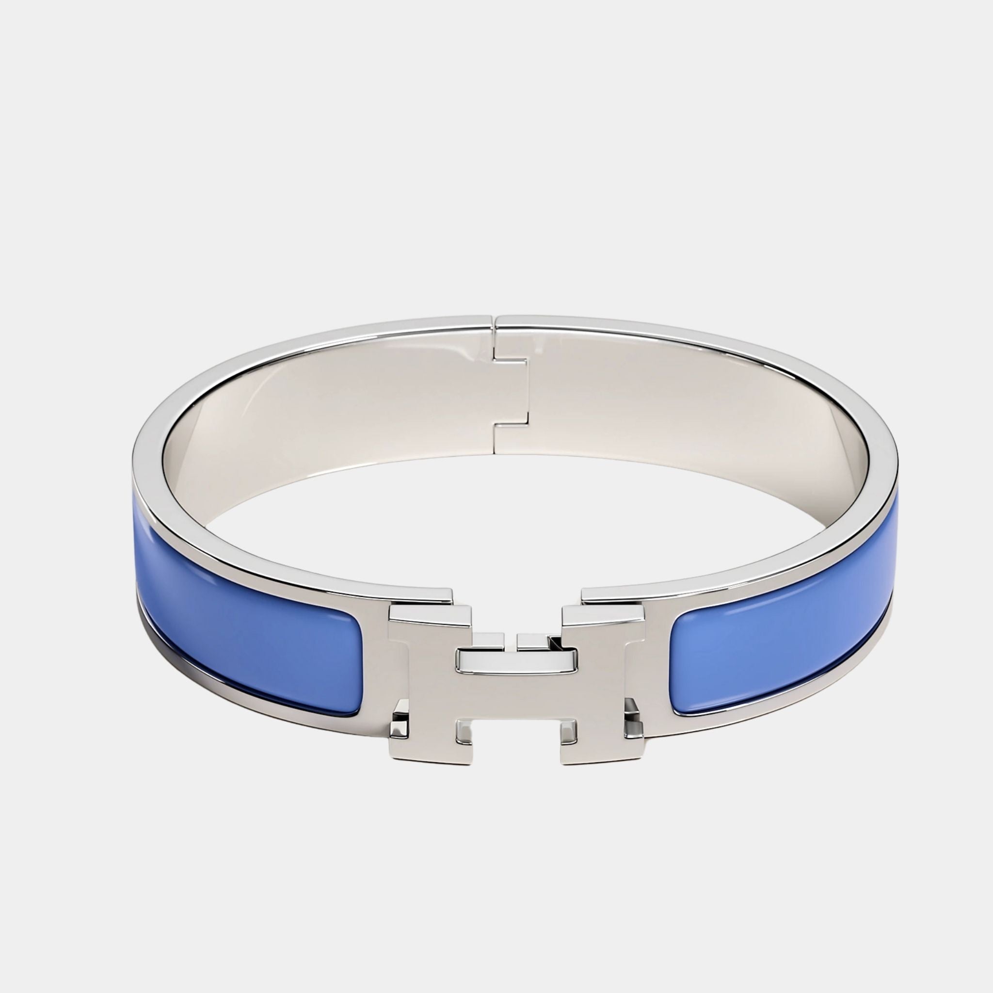 Hermes Clic H Bracelet Palladium Plated, Chardon