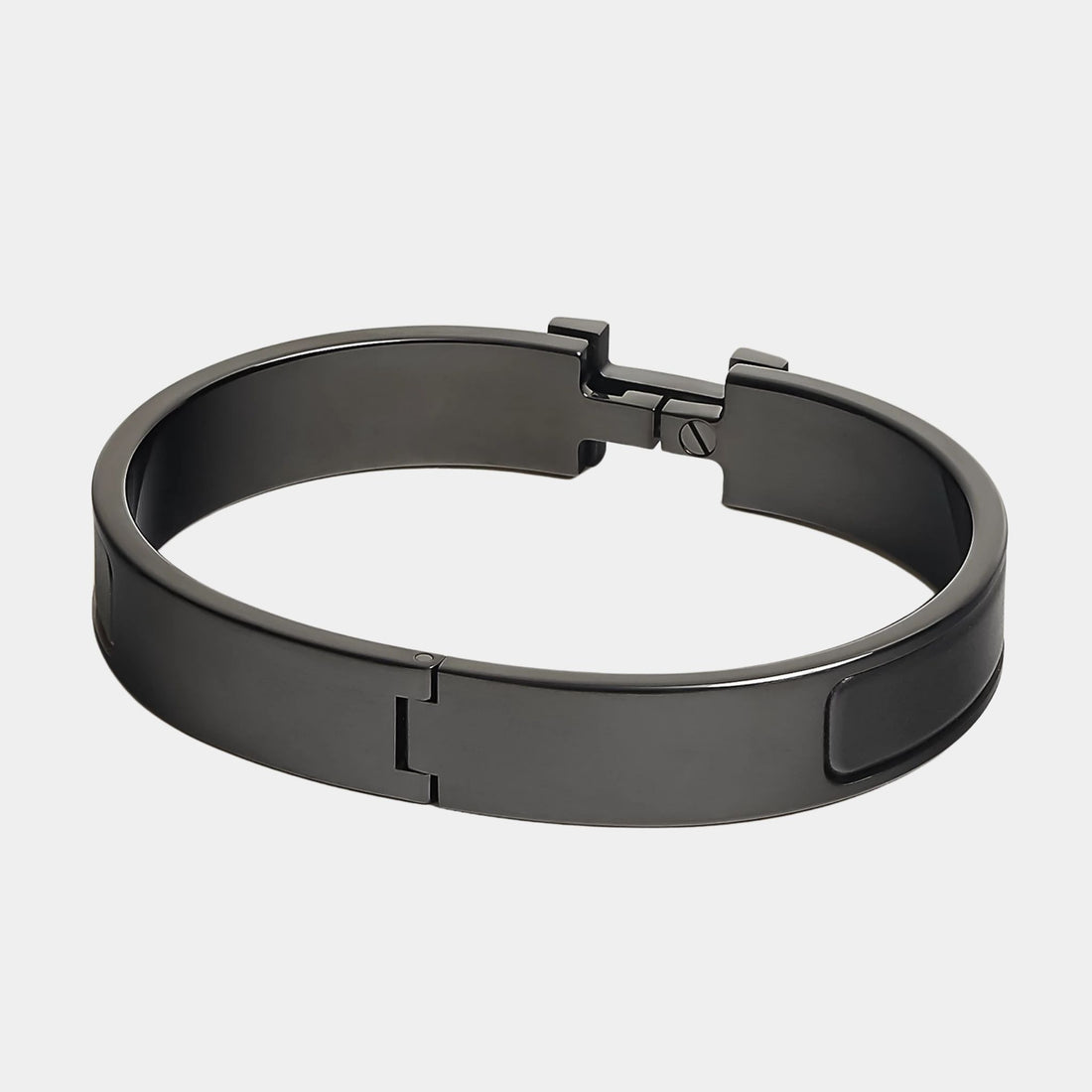 Hermes Clic HH So Black Bracelet Matte Enamel, Back