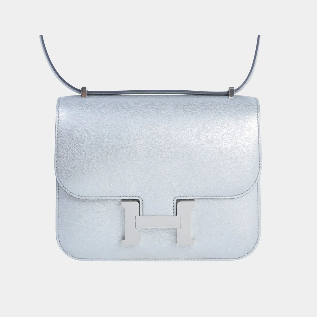 Hermes Constance Mini Chamkila Argent PHW, Front