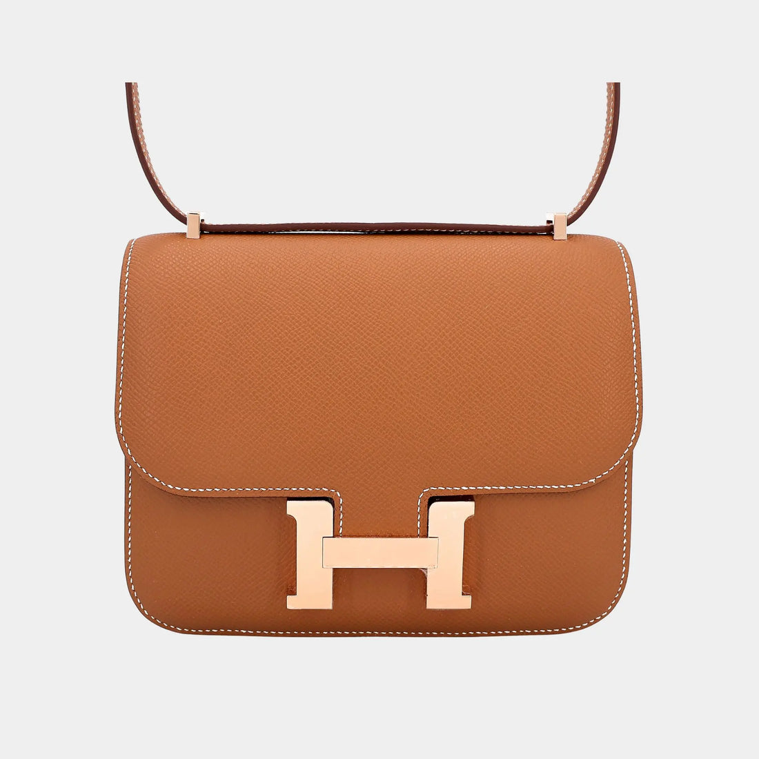 Hermes Constance Mini Epsom Gold RGHW, Front