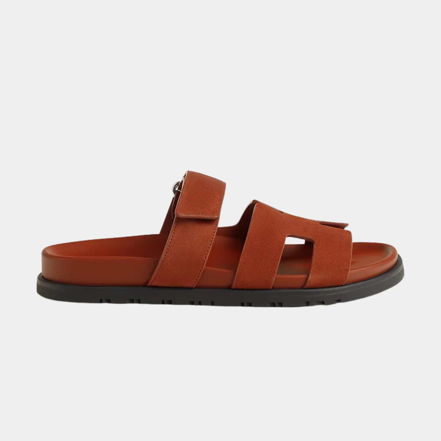 Hermes Cyprus Sandals Muscavado Brown, Side