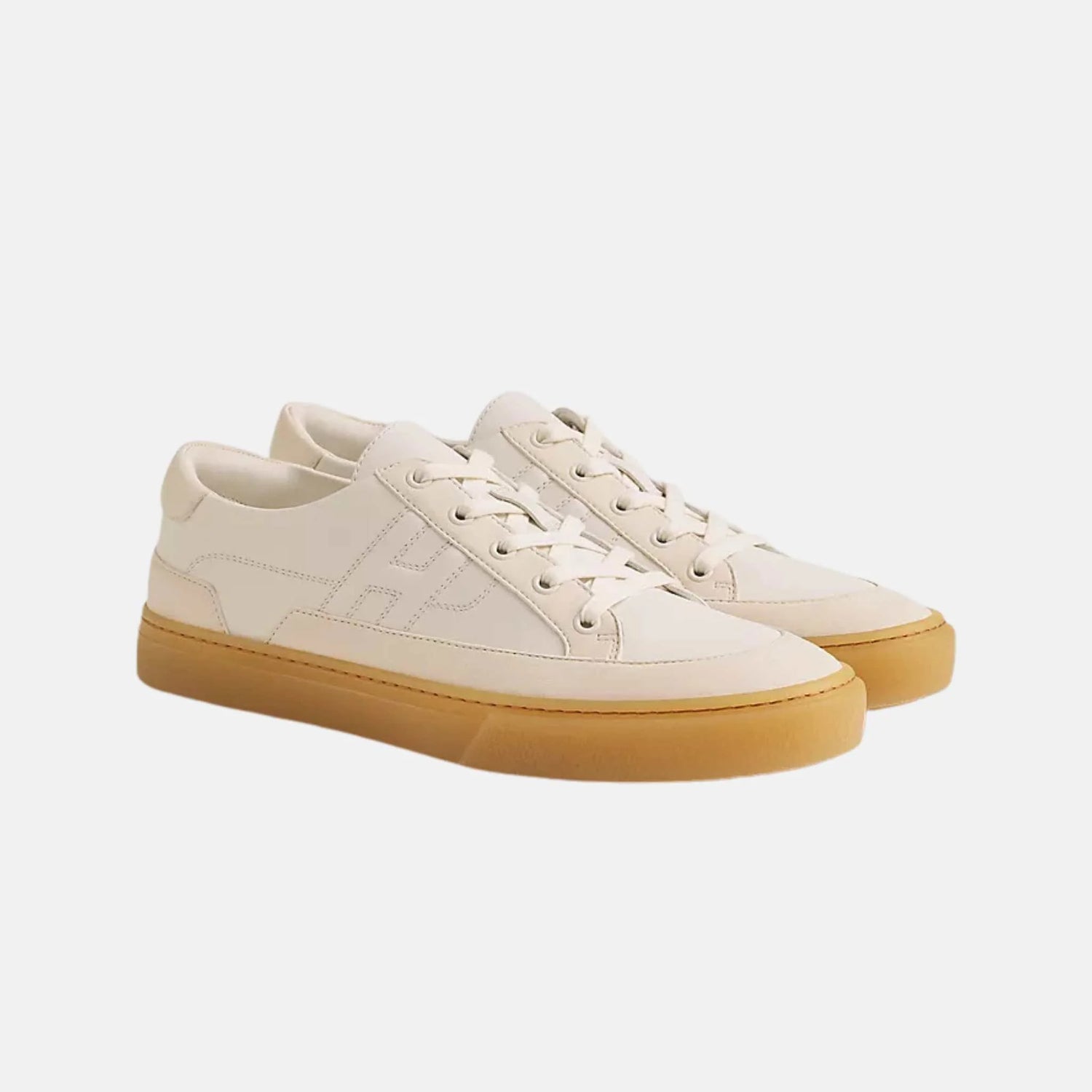 Hermes Deep sneaker Calfskin / Suede Goatskin, Side &amp; Front