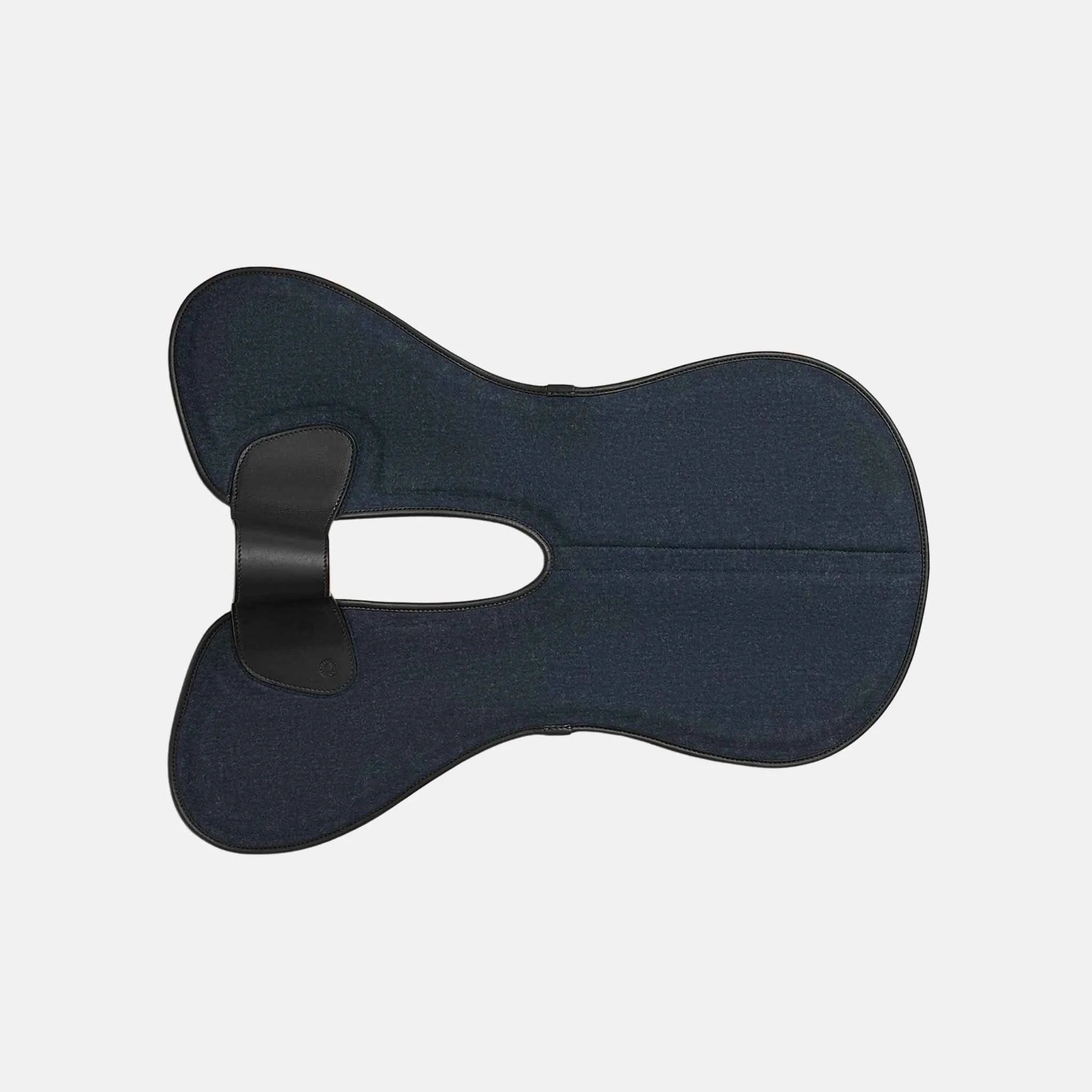 Hermes Equilibre Back Shock Absorbing Pad, Navy and Noir, Top