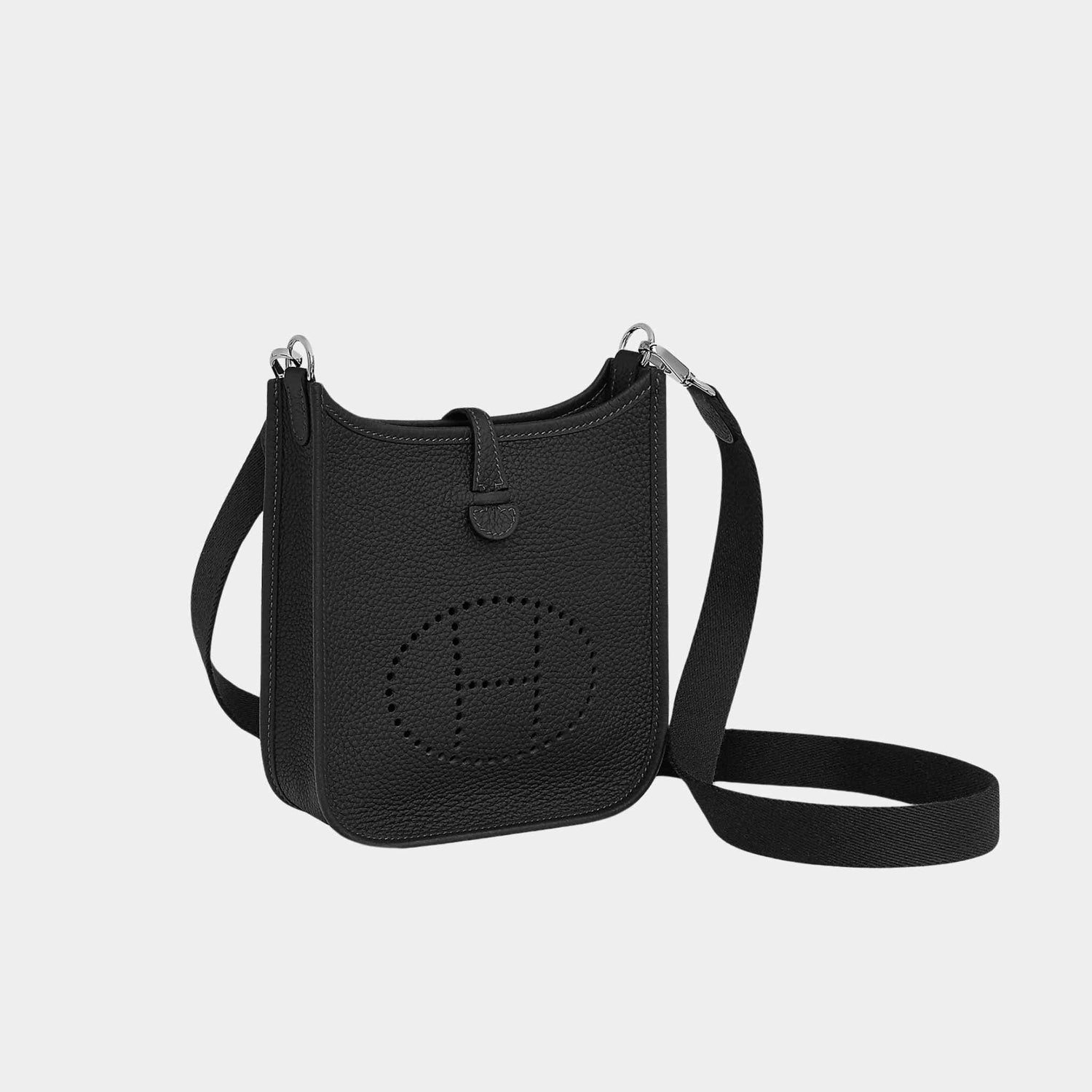 Hermes Evelyne 16 Amazone Bag 112cm Taurillon Clemence Black PHW, Side