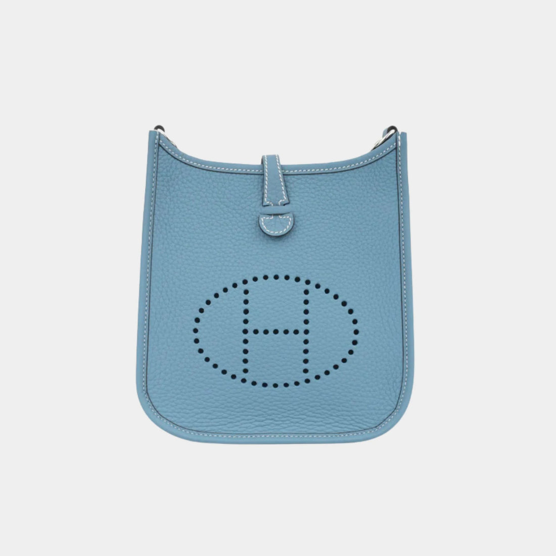 Hermes Evelyne 16 Clemence Bleu Jean PHW,, front