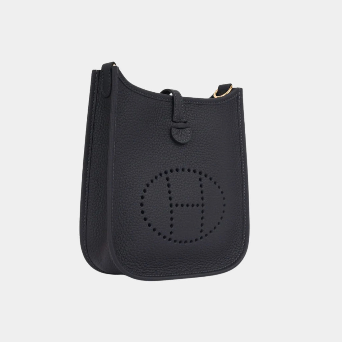 Hermes Evelyne 16 Clemence Bleu Nuit GHW, Side