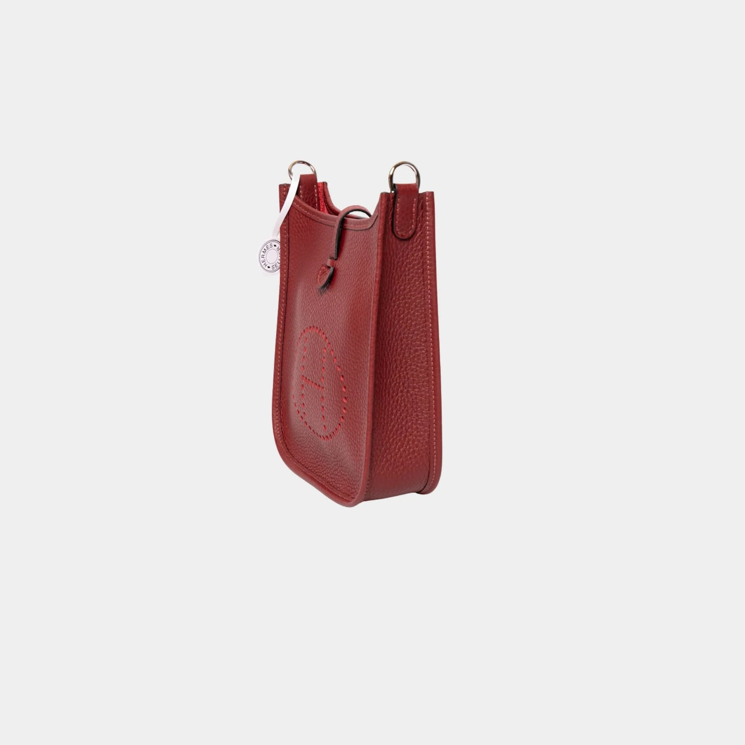 Hermes Evelyne 16 Clemence Rouge Grenat PHW, Side