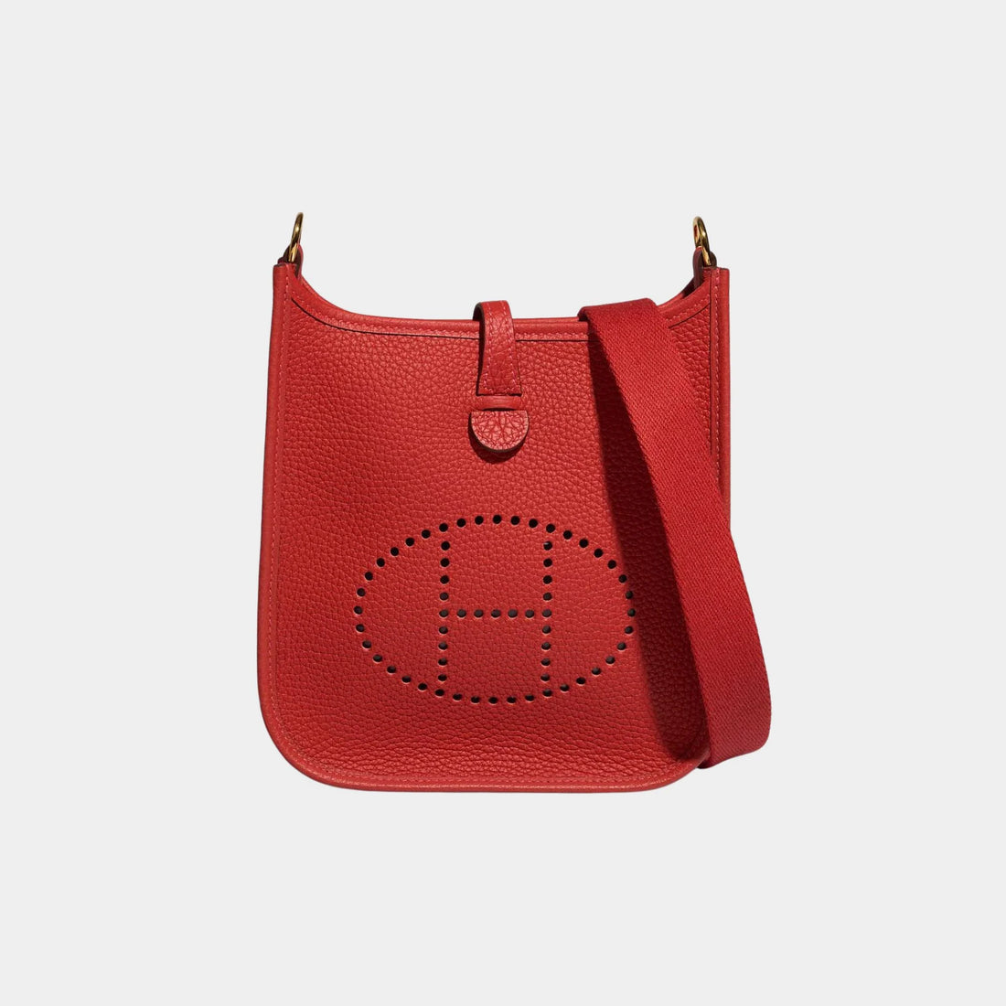Hermes Evelyne 16 Clemence Rouge Vermillon / Rouge Vif GHW