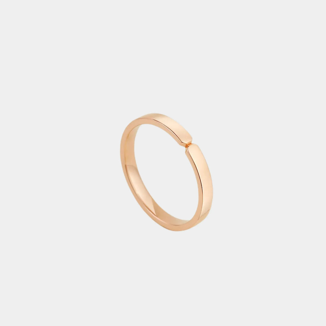 Ever Kelly Wedding Band Small Model Rose Gold, Front